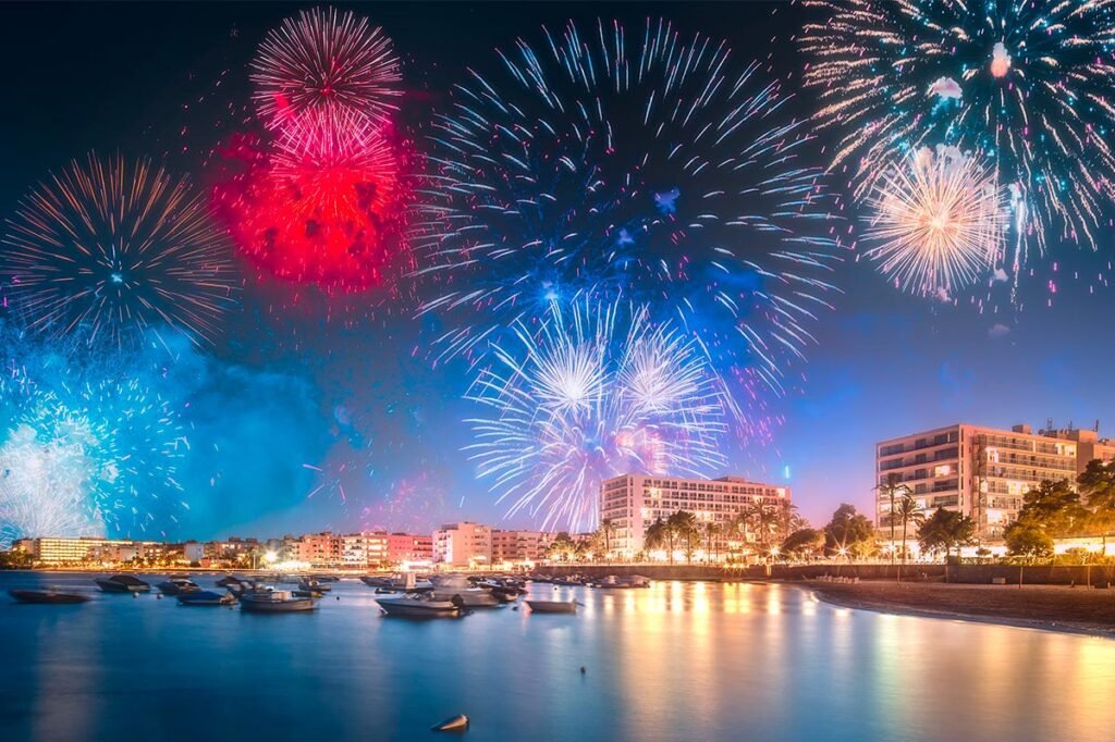 Ibiza Christmas Market 2024 - Festive stalls and lights in Ibiza Town